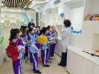 南科大附属第二实验学校参观我院口腔黑料网实验室